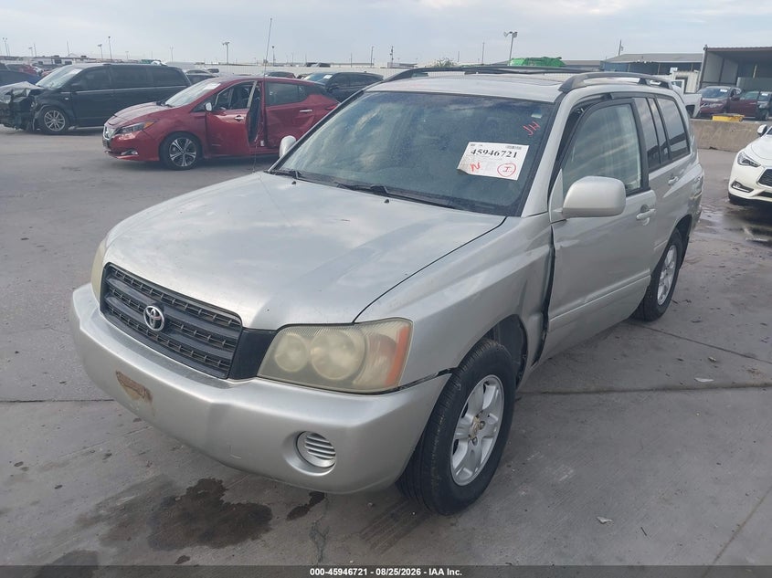 2003 Toyota Highlander, Left Side, IAAI, VIN JTEGF21A830115820 — photo 2