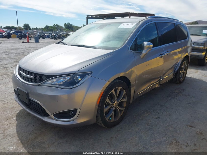 Vin: 2c4rc1gg1hr647869, lot: 46445898, chrysler pacifica limited 20172