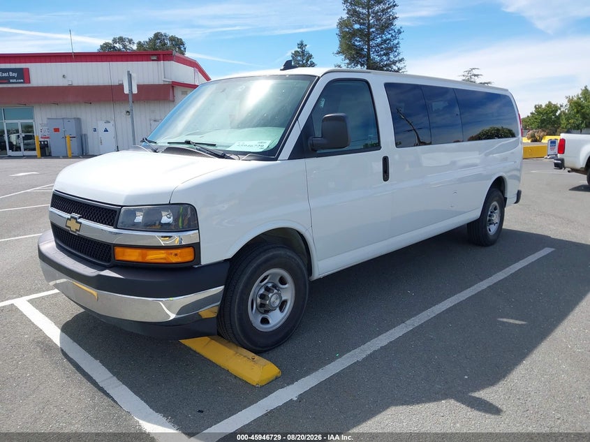 Vin: 1gazgpfg4j1303223, lot: 46445901, chevrolet express 3500 lt 20182