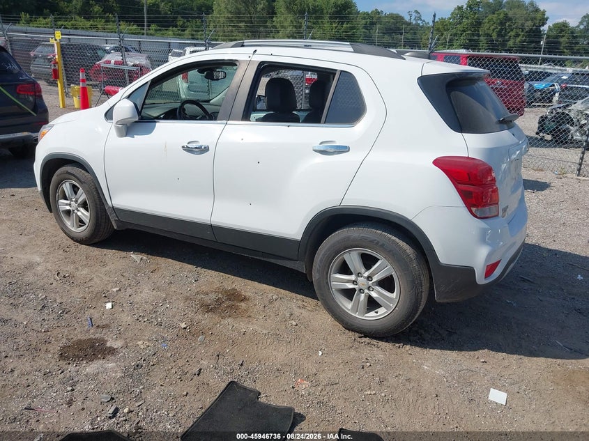 Vin: kl7cjlsb7hb092716, lot: 46445908, chevrolet trax lt 20173