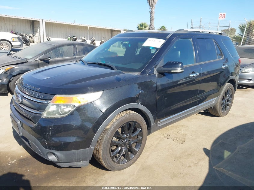 2013 Ford Explorer, Правый бок, IAAI, VIN 1FM5K7D81DGA75761 — фото 2
