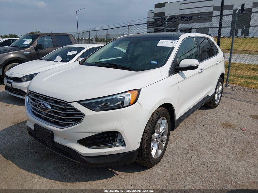2020 Ford Edge, Удар сзади, IAAI, VIN 2FMPK3K98LBB16261 — фото 2