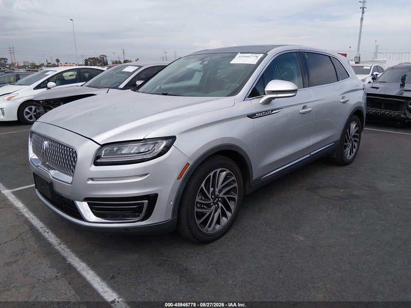 LINCOLN NAUTILUS 2019 VIN 2LMPJ6L95KBL35667
