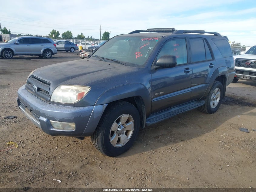 2003 Toyota 4Runner, Обычный износ, IAAI, VIN JTEBU14RX38004439 — фото 2