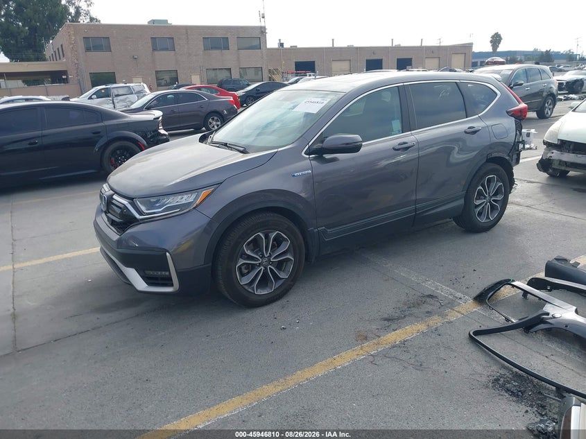 Vin: 7fart6h57me035096, lot: 46445982, honda cr-v hybrid ex 20212