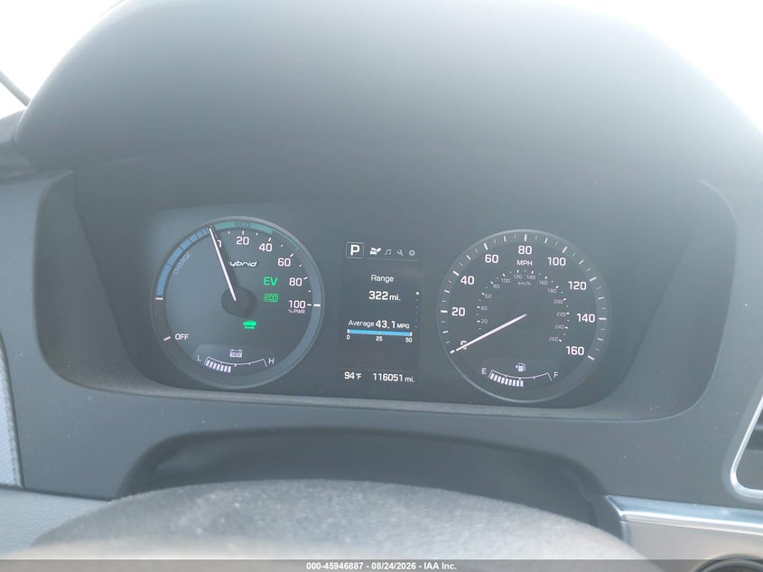 2016 HYUNDAI SONATA HYBRID auction photo 7