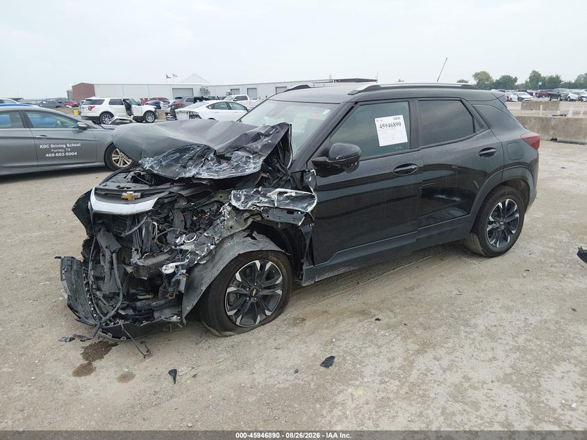 Vin: kl79mps27nb141384, lot: 46446062, chevrolet trailblazer fwd lt 20222
