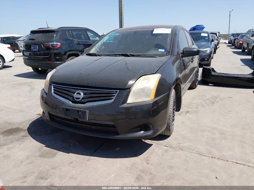2010 Nissan Sentra, Удар ззаду, IAAI, VIN 3N1AB6AP9AL623900 — фото 2