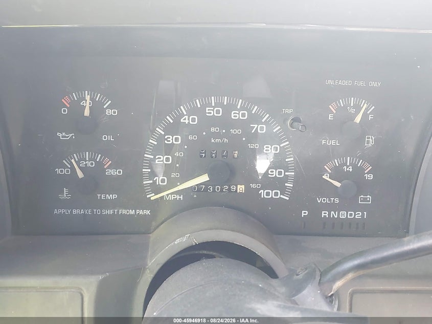 CHEVROLET ASTRO 1995 VIN 1GCDM19W8SB110580