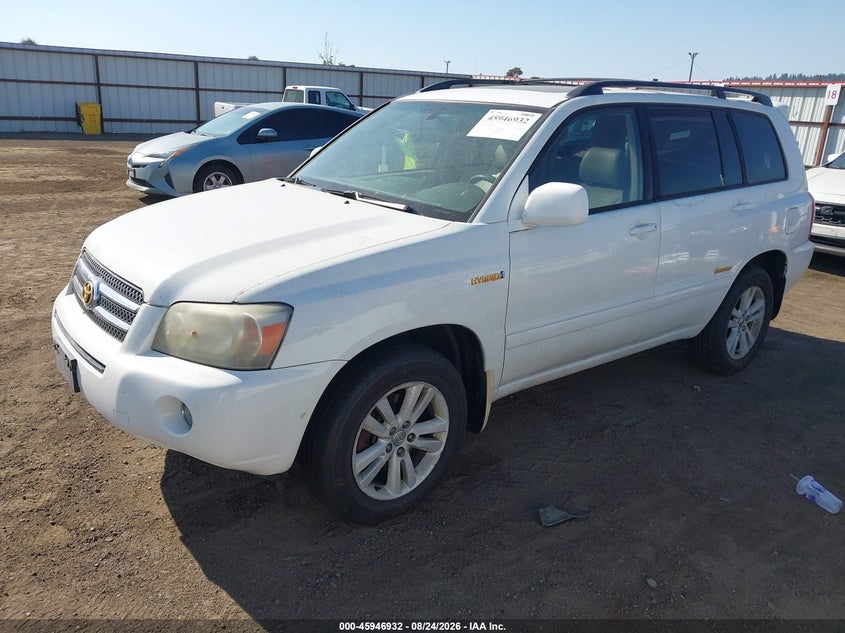 2006 TOYOTA HIGHLANDER HYBRID auction photo 2