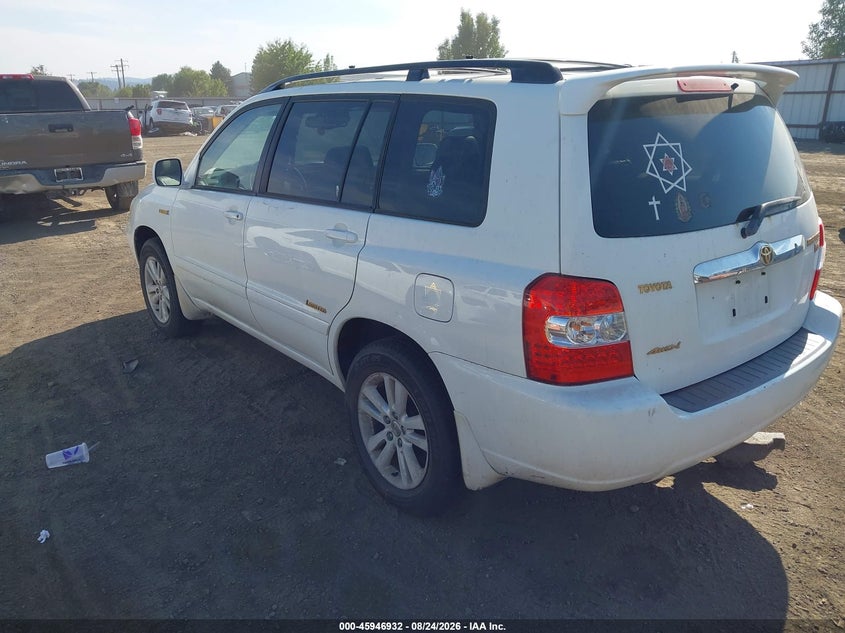 2006 TOYOTA HIGHLANDER HYBRID auction photo 3