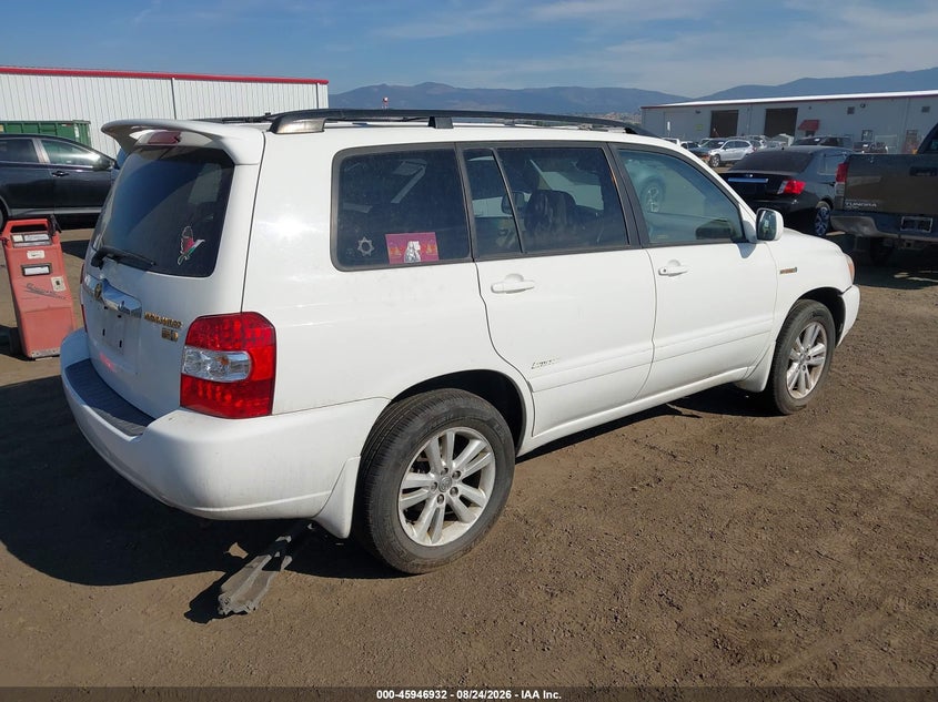 2006 TOYOTA HIGHLANDER HYBRID auction photo 4