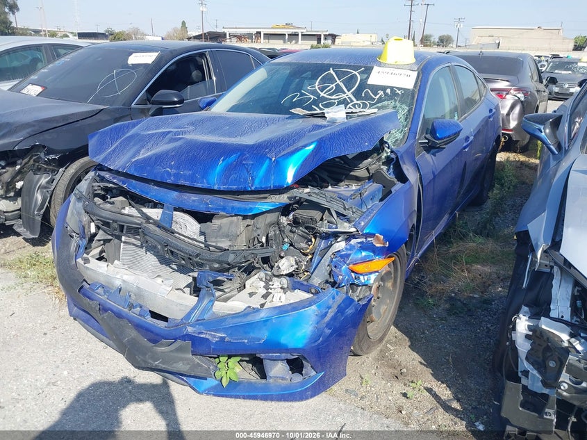 Vin: 2hgfc2f64kh527256, lot: 46446142, honda civic lx 20192