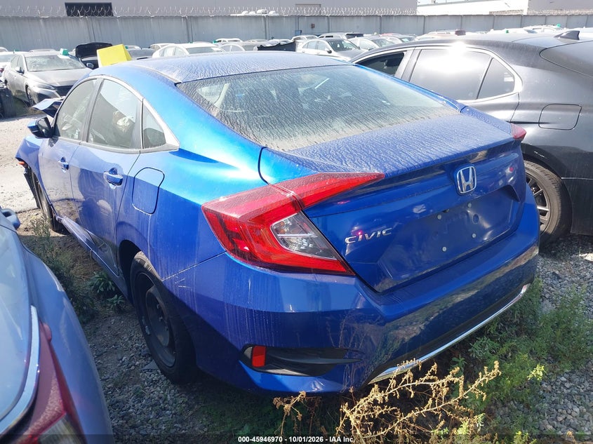 Vin: 2hgfc2f64kh527256, lot: 46446142, honda civic lx 20193