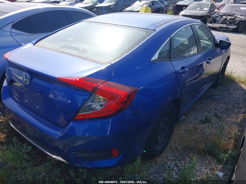 Vin: 2hgfc2f64kh527256, lot: 46446142, honda civic lx 20194