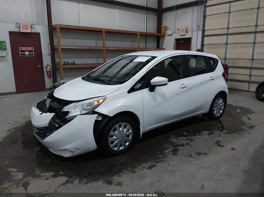 2015 Nissan Versa, Удар спереди, IAAI, VIN 3N1CE2CP8FL416850 — фото 2