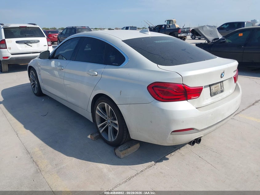 Vin: wba4j1c54jbg80860, lot: 46446154, bmw 430i gran coupe 20183
