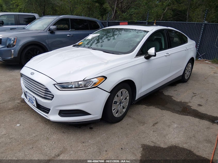 2014 Ford Fusion, Стихія, IAAI, VIN 1FA6P0G78E5375790 — фото 2