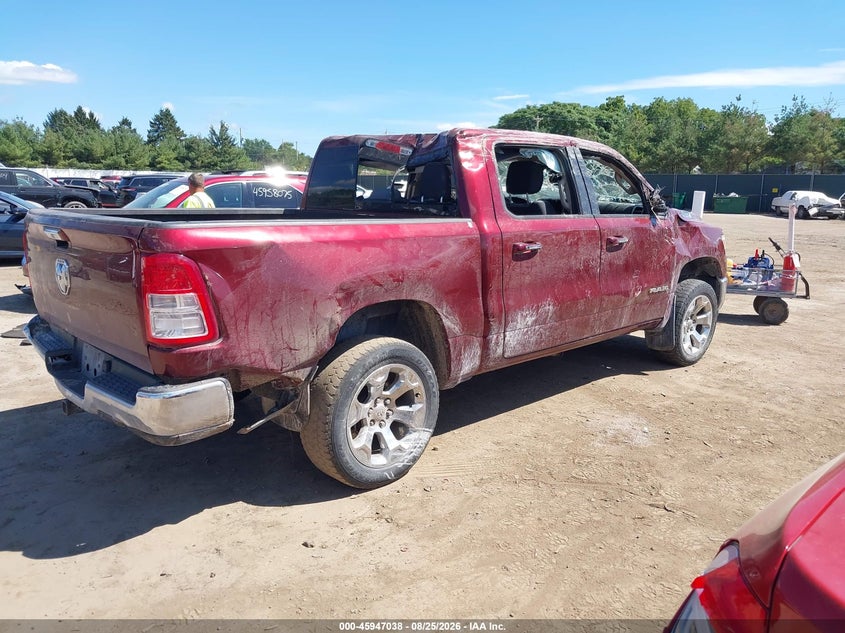 Vin: 1c6srfft0kn554686, lot: 46446210, ram 1500 big horn/lone star  4x4 5'7 box 20194