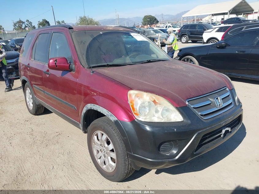 2005 Honda Cr-V Ex, Левый зад, IAAI, VIN JHLRD78825C061860