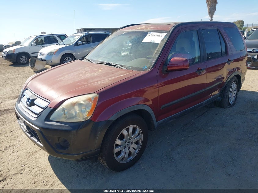 2005 Honda CR-V, Лівий зад, IAAI, VIN JHLRD78825C061860 — фото 2