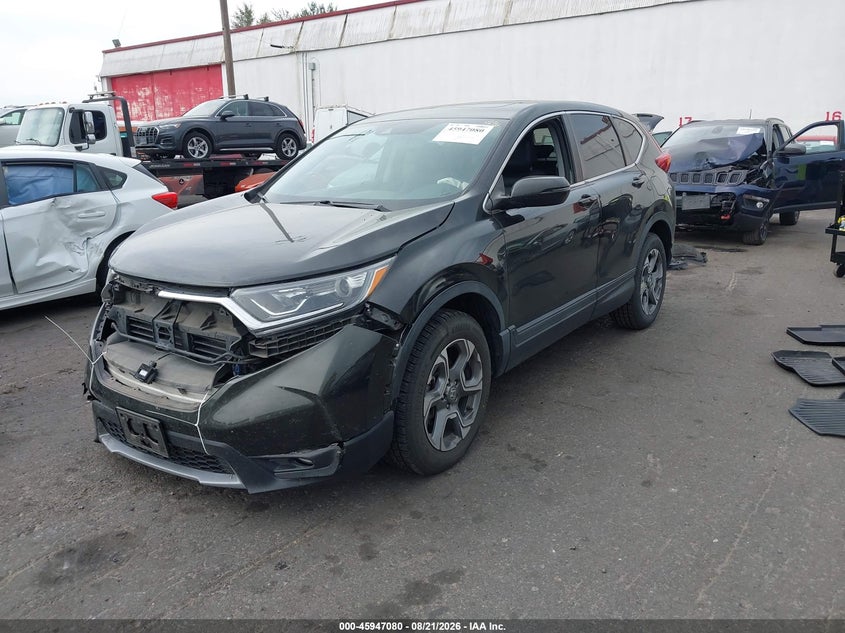 2019 Honda CR-V, Удар спереду, IAAI, VIN 5J6RW2H89KL005785 — фото 2