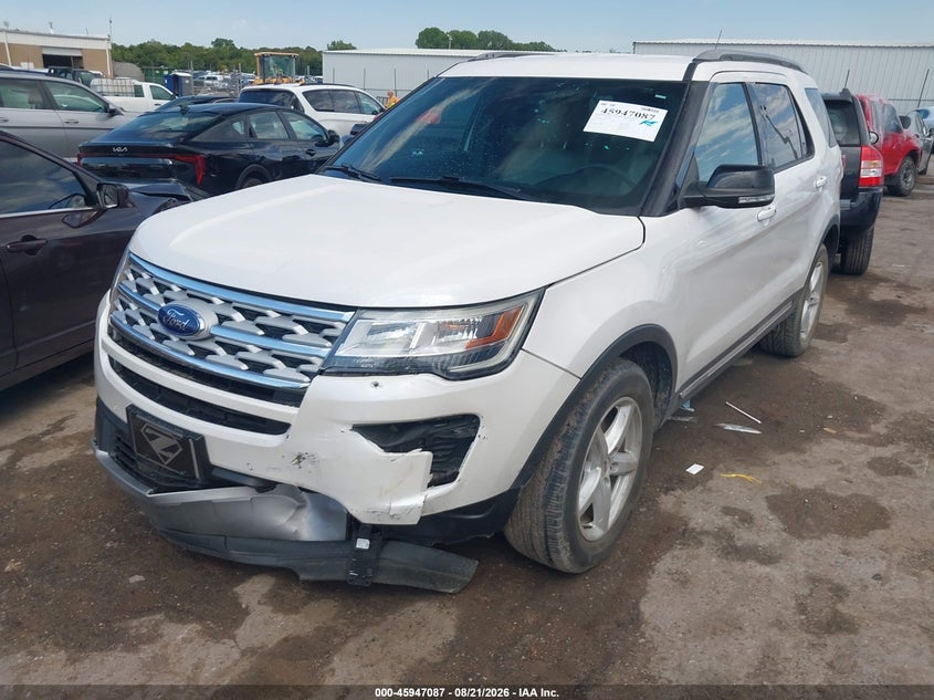 2018 Ford Explorer, Удар спереди, IAAI, VIN 1FM5K7DH6JGC73635 — фото 2