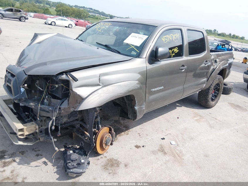 2013 Toyota Tacoma, Удар спереду, IAAI, VIN 3TMLU4EN7DM117168 — фото 2
