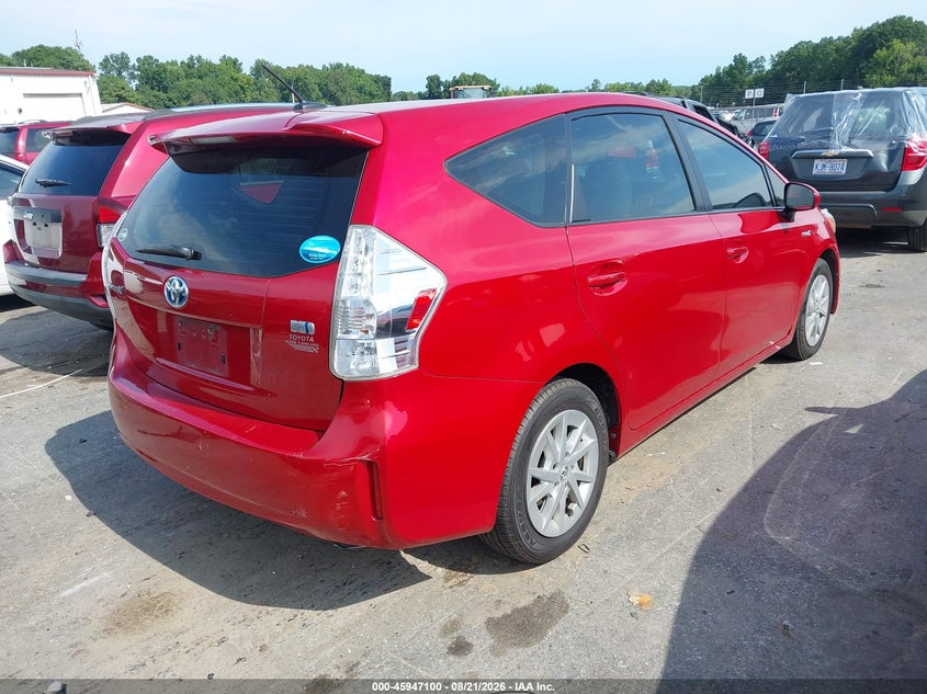 2013 TOYOTA PRIUS V auction photo 4