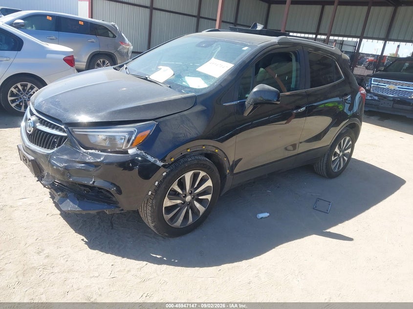 Vin: kl4cjasb4mb338715, lot: 46446319, buick encore fwd preferred 20212