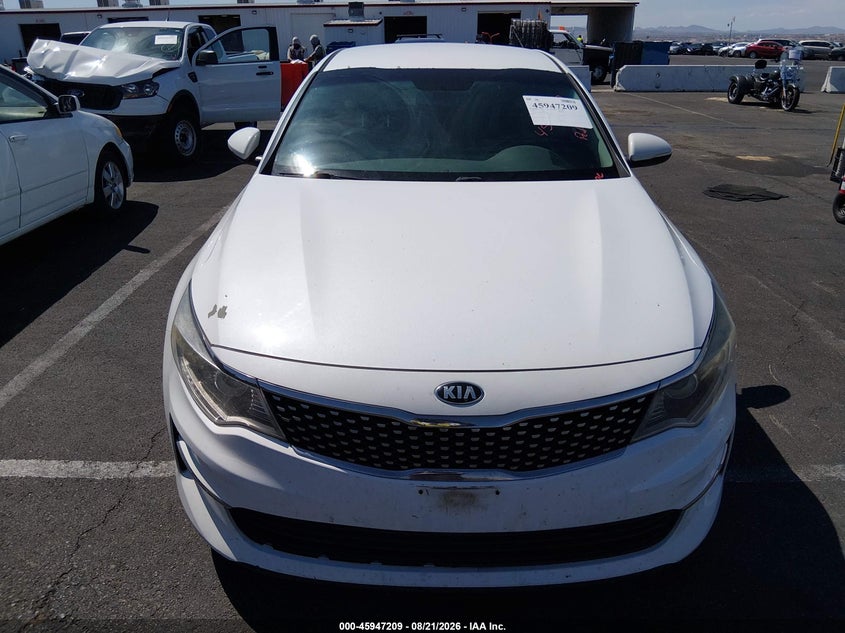 2016 KIA OPTIMA SEDAN 2.4L I-4 DI, DOHC, VVT, 185HP