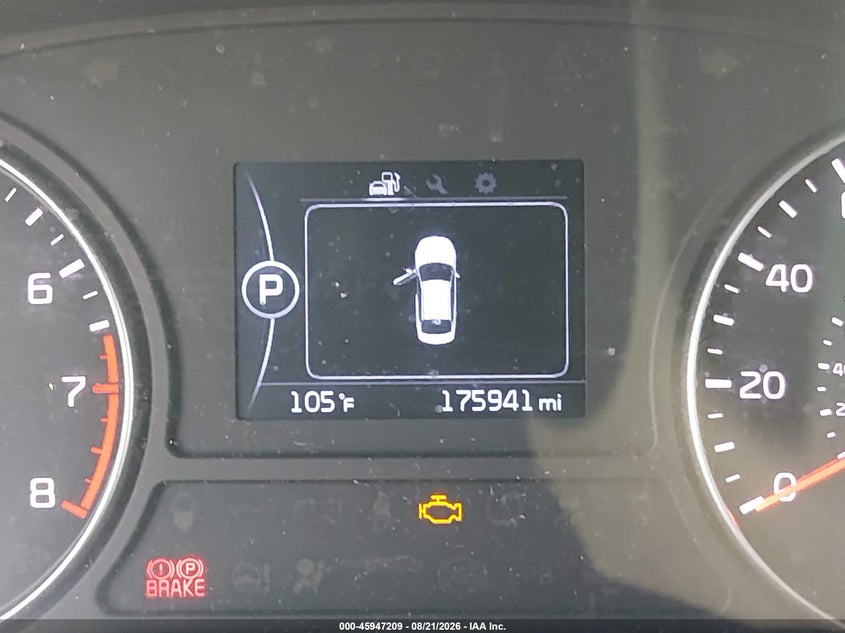 2016 KIA OPTIMA SEDAN 2.4L I-4 DI, DOHC, VVT, 185HP