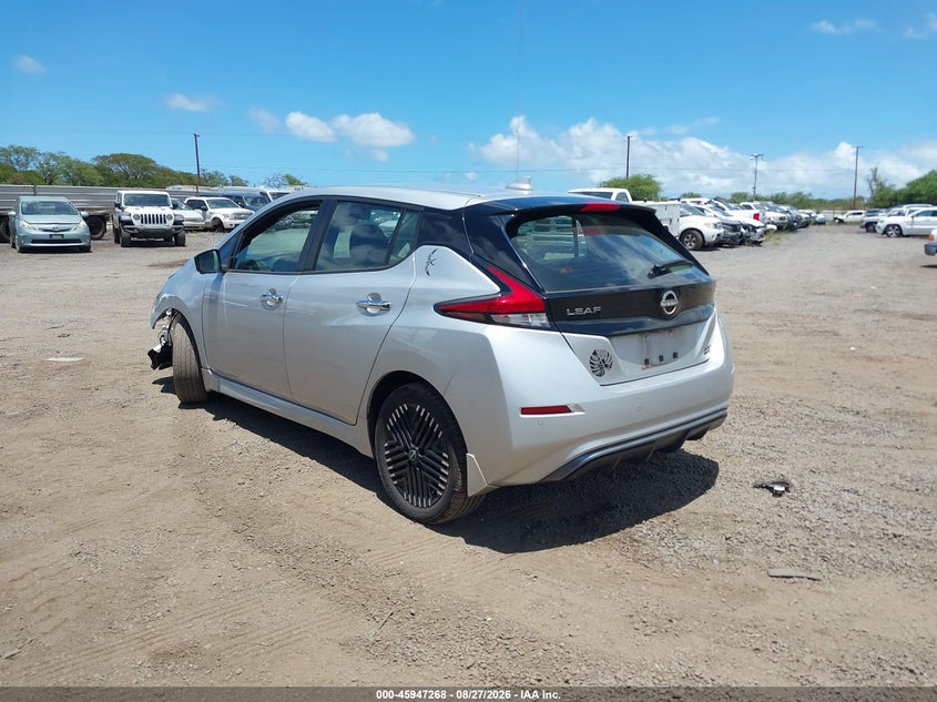 Vin: 1n4cz1cv9pc551459, lot: 46446440, nissan leaf sv plus 60 kwh 20233