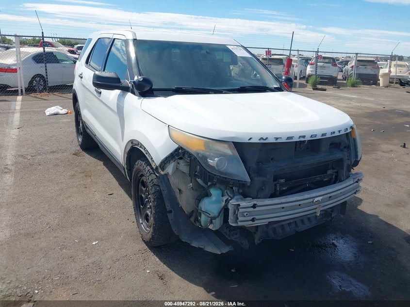 Vin: 1fm5k8ar1dgb90542, lot: 46446464, ford utility police interceptor 20131