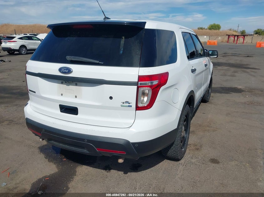 Vin: 1fm5k8ar1dgb90542, lot: 46446464, ford utility police interceptor 20134