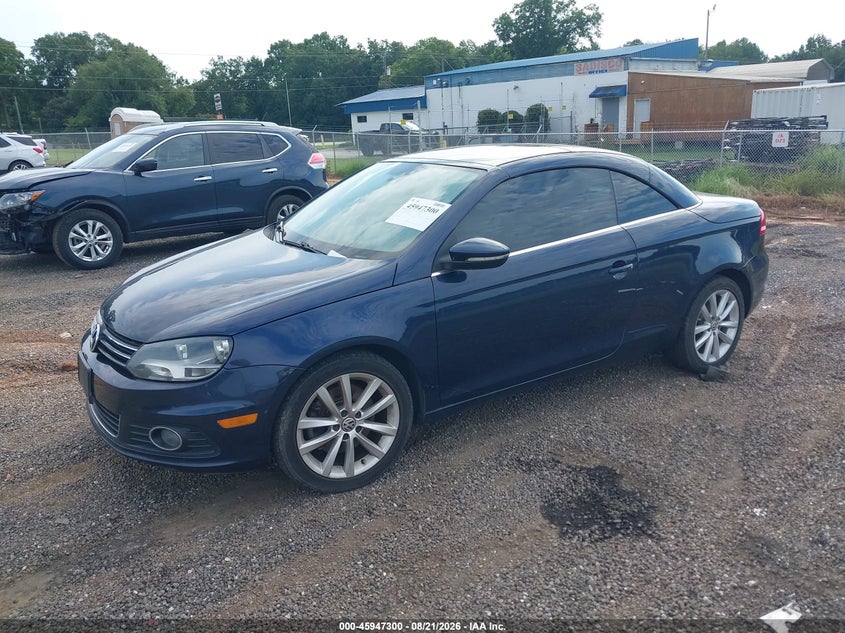 2012 Volkswagen Eos, Обычный износ, IAAI, VIN WVWBW7AH5CV004072 — фото 2