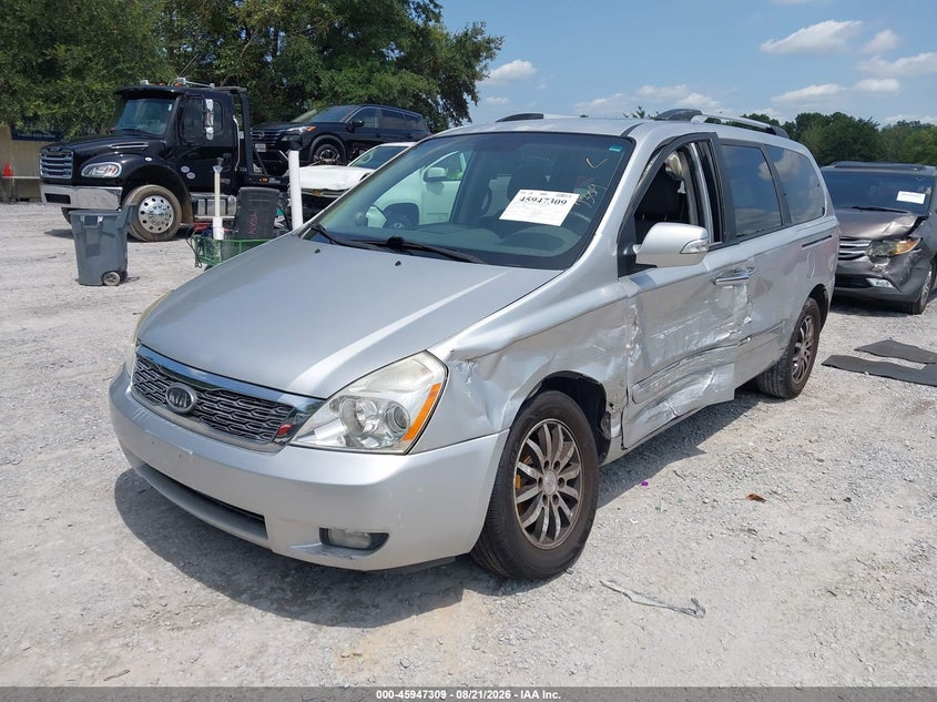 2012 Kia Sedona, Left Side, IAAI, VIN KNDMH4C74C6447328 — photo 2