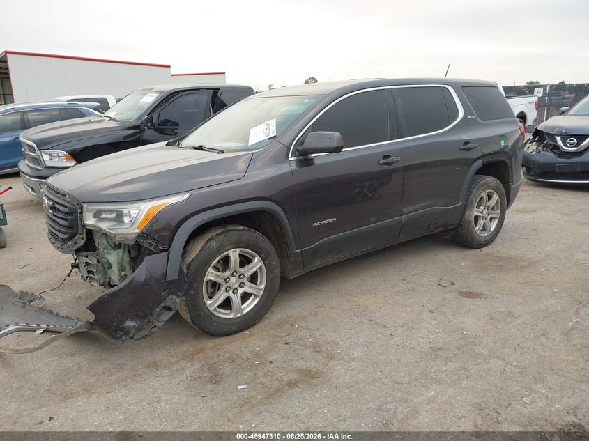 2017 GMC Acadia, Front End, IAAI, VIN 1GKKNKLA7HZ270025 — photo 2