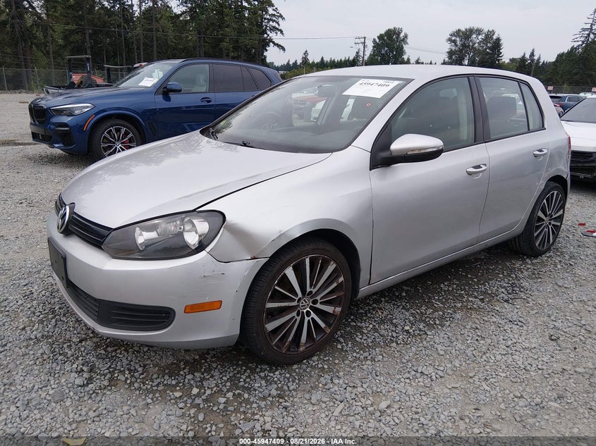 2014 Volkswagen Golf, Left Side, IAAI, VIN WVWDB7AJ2EW011808 — photo 2