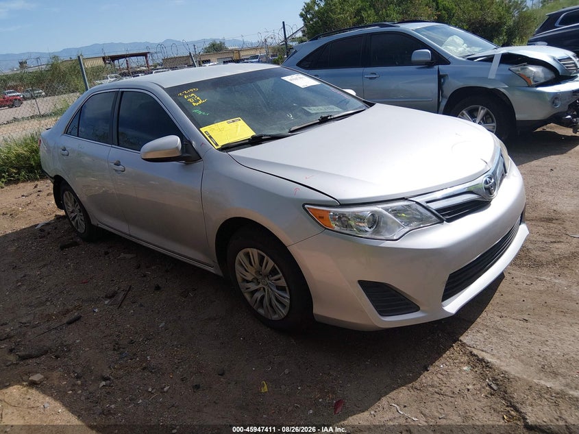 2012 TOYOTA CAMRY auction photo 1