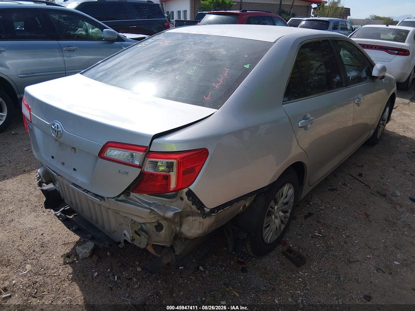 2012 TOYOTA CAMRY auction photo 4