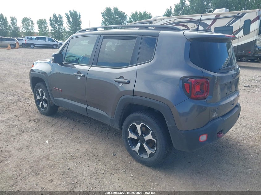 Vin: zacnjbc13kpk48210, lot: 46446594, jeep renegade trailhawk 4x4 20193