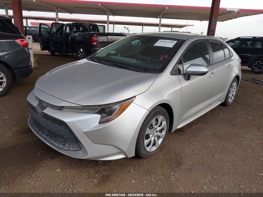 2021 Toyota Corolla, Right Rear, IAAI, VIN 5YFEPMAE1MP225056 — photo 2
