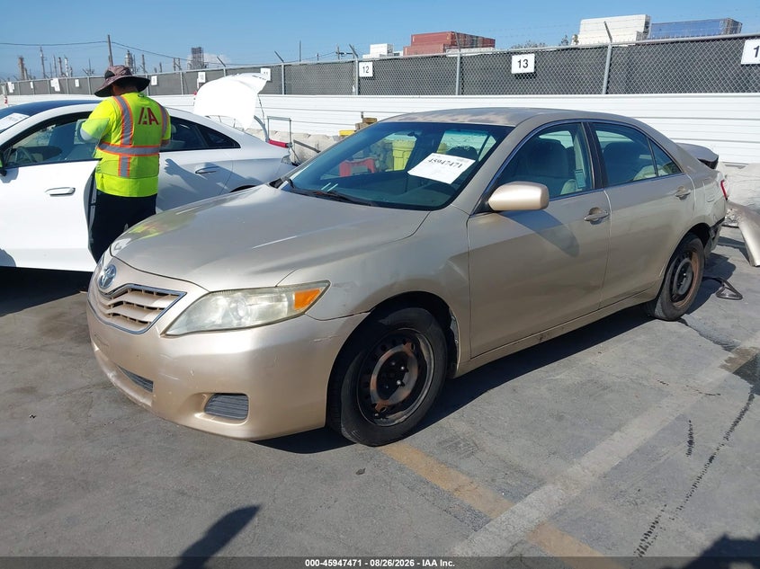 2010 Toyota Camry, Rear, IAAI, VIN 4T4BF3EK6AR010336 — photo 2