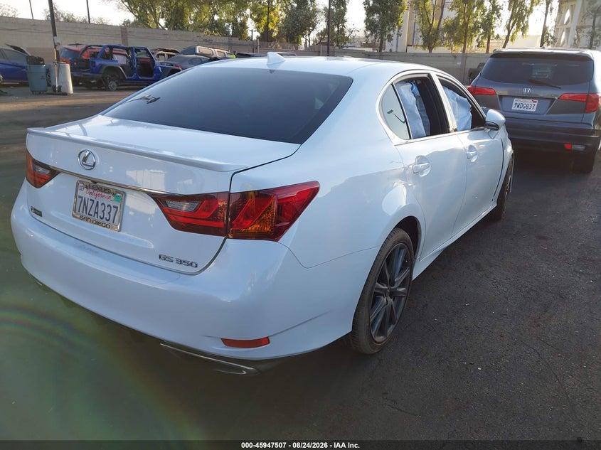 2015 LEXUS GS SEDAN 3.5L V-6 DI, DOHC, VVT, 306HP