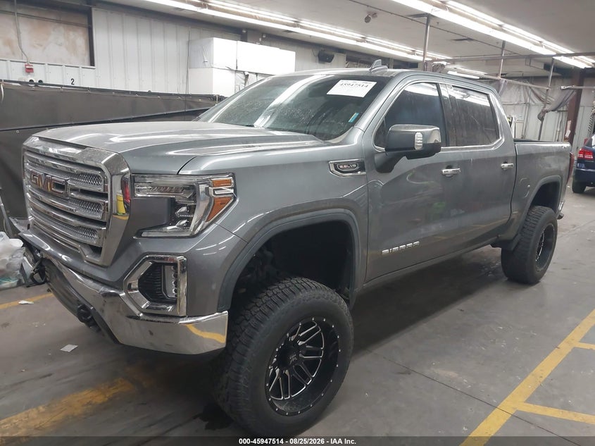 2020 GMC Sierra 1500 4Wd Short Box Slt, Front End, IAAI, VIN 3GTU9DEL1LG175522 — photo 2