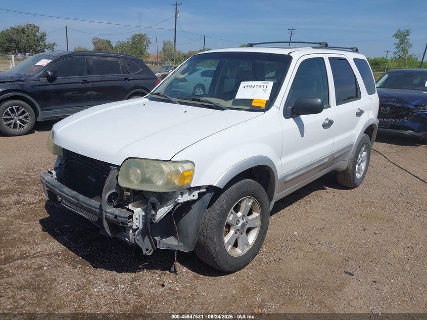 2007 Ford Escape, Удар спереду, IAAI, VIN 1FMYU03107KB43388 — фото 2