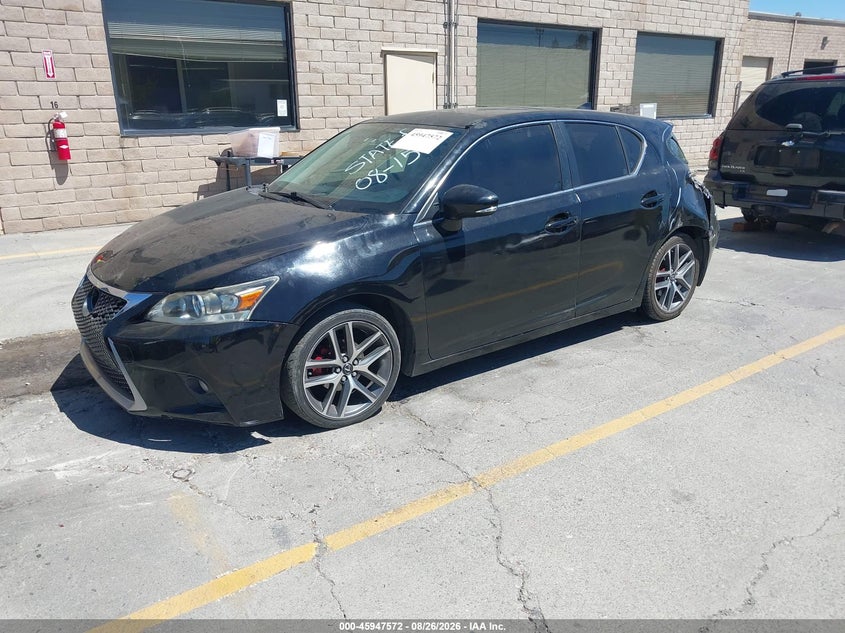 Vin: jthkd5bh1e2177549, lot: 46446744, lexus ct 200h 20142