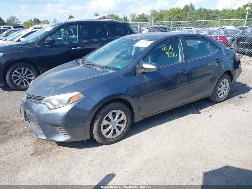 2014 TOYOTA COROLLA auction photo 2