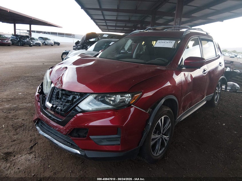 2019 Nissan Rogue, Перед і зад, IAAI, VIN 5N1AT2MT1KC803490 — фото 2